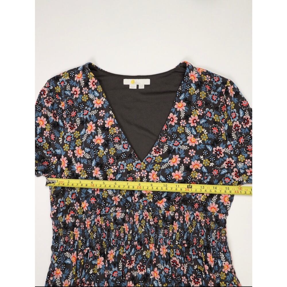 Boden Floral Smocked Maxi Dress US 8 Cottagecore Boho Anthropologie Style Maxi - Picture 11 of 13